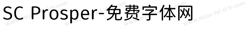 SC Prosper字体转换